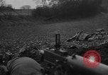 Standbild American 30 Infanterie Division setzt Verteidigung in Holz Stavelot Belgien, 1944, aus Sekunde 11 historischem Filmmaterial Videoclip 65675044524