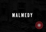Standbild American 30 Infanterie Division setzt Verteidigung in Wald in der Nähe von Malmedy Malmedy Belgien, 1944, aus Sekunde 1 historischem Filmmaterial Videoclip 65675044525