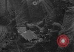 Standbild American 30 Infanterie Division setzt Verteidigung in Wald in der Nähe von Malmedy Malmedy Belgien, 1944, aus Sekunde 10 historischem Filmmaterial Videoclip 65675044525