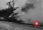 Standbild Deutsch 12 SS tiger Tanks und andere Rüstung brennen Sankt Vith Belgien, 1944, aus Sekunde 11 historischem Filmmaterial Videoclip 65675044526