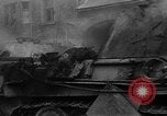 Standbild Deutsch 12 SS tiger Tanks und andere Rüstung brennen Sankt Vith Belgien, 1944, aus Sekunde 14 historischem Filmmaterial Videoclip 65675044526