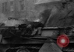 Standbild Deutsch 12 SS tiger Tanks und andere Rüstung brennen Sankt Vith Belgien, 1944, aus Sekunde 15 historischem Filmmaterial Videoclip 65675044526