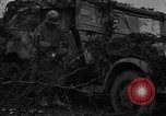 Standbild Deutsch 12 SS tiger Tanks und andere Rüstung brennen Sankt Vith Belgien, 1944, aus Sekunde 23 historischem Filmmaterial Videoclip 65675044526