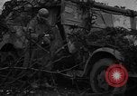 Standbild Deutsch 12 SS tiger Tanks und andere Rüstung brennen Sankt Vith Belgien, 1944, aus Sekunde 24 historischem Filmmaterial Videoclip 65675044526