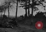Standbild Deutsch 12 SS tiger Tanks und andere Rüstung brennen Sankt Vith Belgien, 1944, aus Sekunde 29 historischem Filmmaterial Videoclip 65675044526