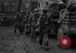 Standbild Deutsch 12 SS tiger Tanks und andere Rüstung brennen Sankt Vith Belgien, 1944, aus Sekunde 30 historischem Filmmaterial Videoclip 65675044526