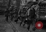 Standbild Deutsch 12 SS tiger Tanks und andere Rüstung brennen Sankt Vith Belgien, 1944, aus Sekunde 31 historischem Filmmaterial Videoclip 65675044526