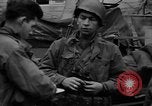 Standbild Deutsch 12 SS tiger Tanks und andere Rüstung brennen Sankt Vith Belgien, 1944, aus Sekunde 49 historischem Filmmaterial Videoclip 65675044526