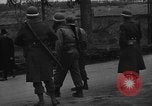 Image of Civilians fleeing Bastogne as German Forces advance toward the town Bastogne Belgium, 1944, second 10 stock footage video 65675044527