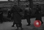 Image of Civilians fleeing Bastogne as German Forces advance toward the town Bastogne Belgium, 1944, second 11 stock footage video 65675044527