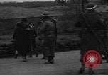 Image of Civilians fleeing Bastogne as German Forces advance toward the town Bastogne Belgium, 1944, second 13 stock footage video 65675044527