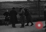 Image of Civilians fleeing Bastogne as German Forces advance toward the town Bastogne Belgium, 1944, second 15 stock footage video 65675044527