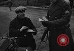 Image of Civilians fleeing Bastogne as German Forces advance toward the town Bastogne Belgium, 1944, second 23 stock footage video 65675044527