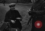 Image of Civilians fleeing Bastogne as German Forces advance toward the town Bastogne Belgium, 1944, second 24 stock footage video 65675044527