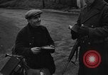 Image of Civilians fleeing Bastogne as German Forces advance toward the town Bastogne Belgium, 1944, second 27 stock footage video 65675044527