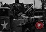 Image of Civilians fleeing Bastogne as German Forces advance toward the town Bastogne Belgium, 1944, second 41 stock footage video 65675044527