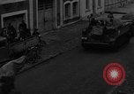 Image of Civilians fleeing Bastogne as German Forces advance toward the town Bastogne Belgium, 1944, second 47 stock footage video 65675044527