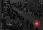 Image of Civilians fleeing Bastogne as German Forces advance toward the town Bastogne Belgium, 1944, second 60 stock footage video 65675044527
