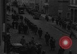 Image of Civilians fleeing Bastogne as German Forces advance toward the town Bastogne Belgium, 1944, second 61 stock footage video 65675044527