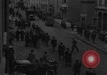 Image of Civilians fleeing Bastogne as German Forces advance toward the town Bastogne Belgium, 1944, second 62 stock footage video 65675044527
