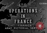 Standbild DIE US-Armee kämpft in Brest Frankreich gegen die Deutschen Brest Frankreich, 1944, aus Sekunde 24 historischem Filmmaterial Videoclip 65675044537