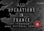 Standbild DIE US-Armee kämpft in Brest Frankreich gegen die Deutschen Brest Frankreich, 1944, aus Sekunde 27 historischem Filmmaterial Videoclip 65675044537