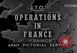 Standbild DIE US-Armee kämpft in Brest Frankreich gegen die Deutschen Brest Frankreich, 1944, aus Sekunde 28 historischem Filmmaterial Videoclip 65675044537
