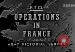 Standbild DIE US-Armee kämpft in Brest Frankreich gegen die Deutschen Brest Frankreich, 1944, aus Sekunde 29 historischem Filmmaterial Videoclip 65675044537