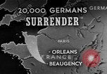 Standbild deutschen Kapitulation Beaugency Frankreich, 1944, aus Sekunde 1 historischem Filmmaterial Videoclip 65675044538