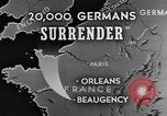 Standbild deutschen Kapitulation Beaugency Frankreich, 1944, aus Sekunde 3 historischem Filmmaterial Videoclip 65675044538