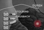 Image of American 1st Army advance on Stolberg Stolberg Germany, 1944, second 34 stock footage video 65675044552