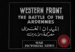 Image of Battles of Ardennes and the Bulge Ardennes Western Front, 1945, second 18 stock footage video 65675044565