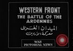 Image of Battles of Ardennes and the Bulge Ardennes Western Front, 1945, second 20 stock footage video 65675044565