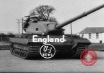 Standbild British Tank Vereinigtes Königreich, 1954, aus Sekunde 1 historischem Filmmaterial Videoclip 65675044576