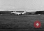 Image of Canadian Canadair Sabre Jets Scotland United Kingdom, 1954, second 16 stock footage video 65675044585