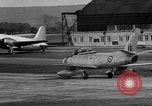 Image of Canadian Canadair Sabre Jets Scotland United Kingdom, 1954, second 23 stock footage video 65675044585