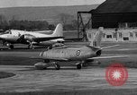 Image of Canadian Canadair Sabre Jets Scotland United Kingdom, 1954, second 24 stock footage video 65675044585