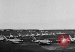 Image of Canadian Canadair Sabre Jets Scotland United Kingdom, 1954, second 35 stock footage video 65675044585