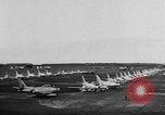 Image of Canadian Canadair Sabre Jets Scotland United Kingdom, 1954, second 37 stock footage video 65675044585