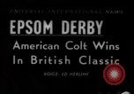 Standbild Keith Lester Piggott Epsom-downs-England, 1954, aus Sekunde 1 historischem Filmmaterial Videoclip 65675044588