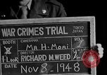 Image les procès pour crimes de guerre Tokyo Japon, 1948, de la seconde 5 séquences d'archives historiques vidéo 65675044598