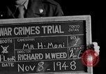 Image les procès pour crimes de guerre Tokyo Japon, 1948, de la seconde 7 séquences d'archives historiques vidéo 65675044598