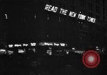Image of New York Times building marquee New York City USA, 1948, second 3 stock footage video 65675044605