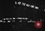 Image of New York Times building marquee New York City USA, 1948, second 4 stock footage video 65675044605