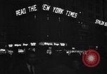 Image of New York Times building marquee New York City USA, 1948, second 7 stock footage video 65675044605