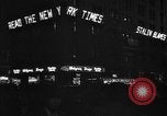 Image of New York Times building marquee New York City USA, 1948, second 9 stock footage video 65675044605
