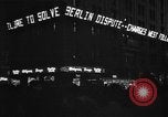 Image of New York Times building marquee New York City USA, 1948, second 39 stock footage video 65675044605
