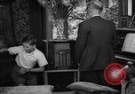 Image of family listening to radio broadcast Paris France, 1950, second 59 stock footage video 65675044610