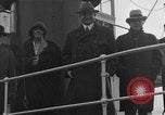 Standbild Präsident und Frau Herbert Hoover an Bord USA Greenbrier Dampf schiff Saint Louis Missouri USA, 1929, aus Sekunde 33 historischem Filmmaterial Videoclip 65675044613