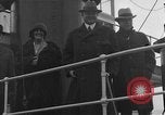 Standbild Präsident und Frau Herbert Hoover an Bord USA Greenbrier Dampf schiff Saint Louis Missouri USA, 1929, aus Sekunde 35 historischem Filmmaterial Videoclip 65675044613
